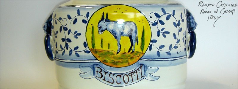 Biscuit jar with Animali decor