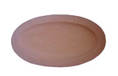 Oval platter Rinascimento 'Peacock' big